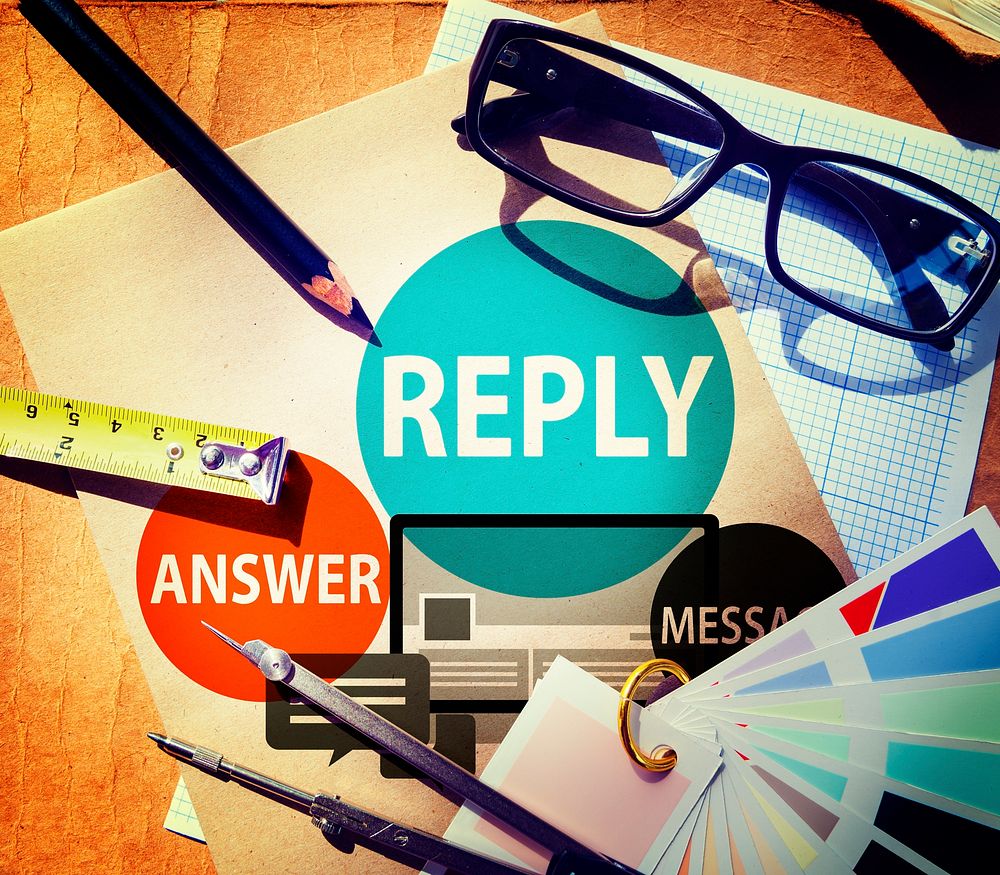 Reply Answer Message Communication Feedback Concept