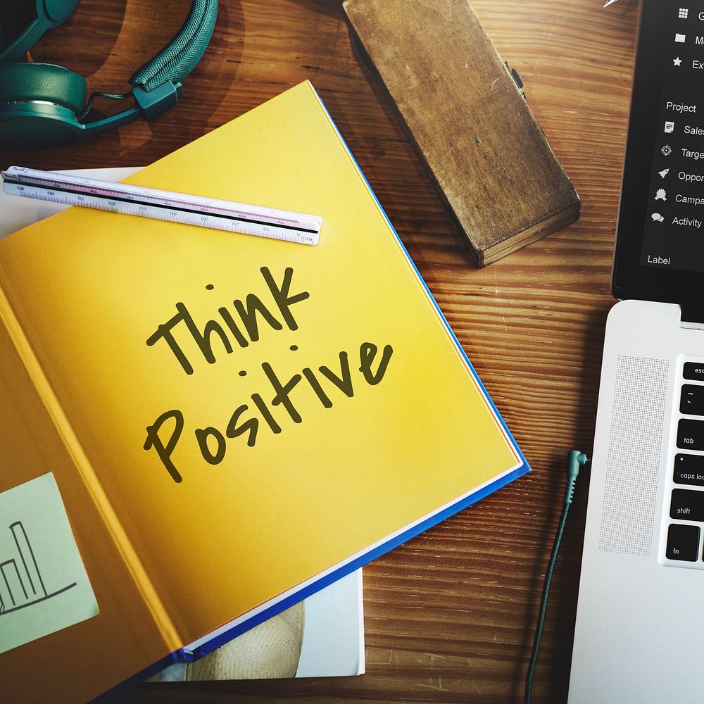 Be Positive Think Optimistic Attitude Mindset Concept
