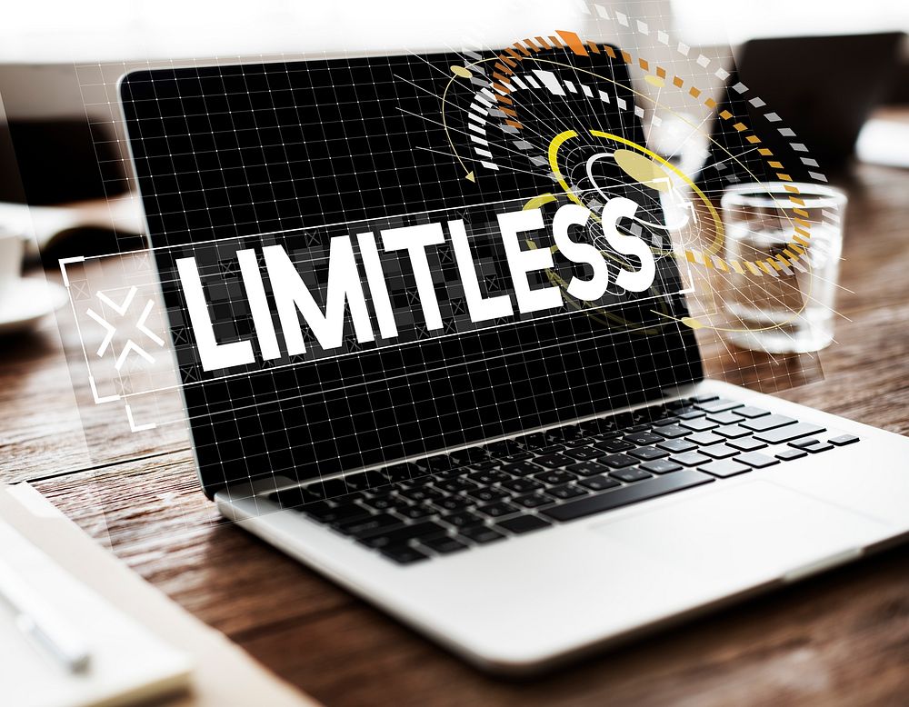 Computer technology limitless graphic