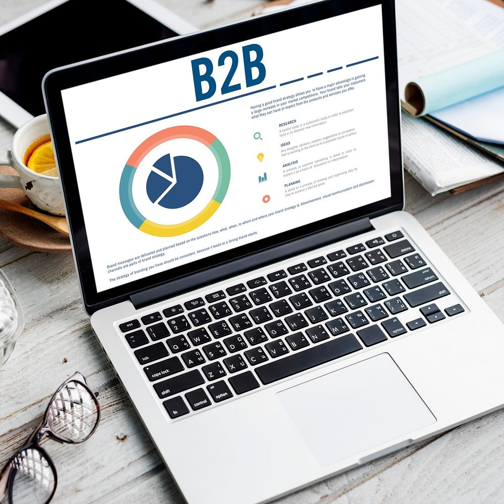 Small Business Analysis Pie Chart Concept