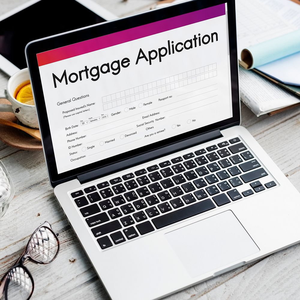 Mortgage Application Home Loan Concept