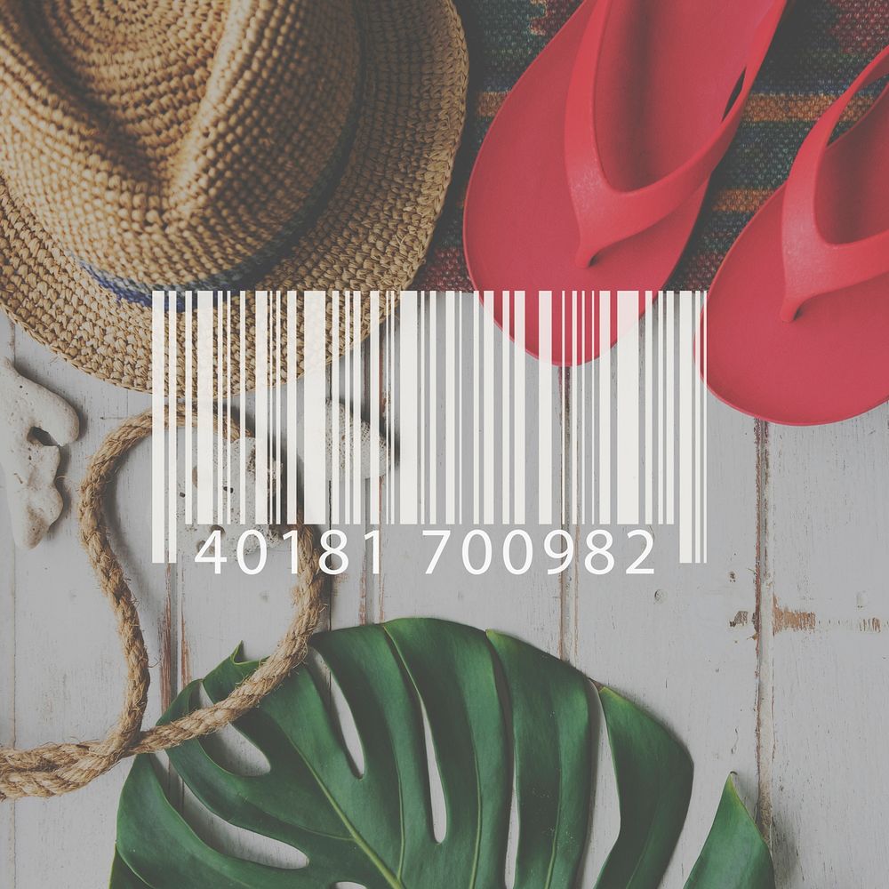 Barcode Badage Banner Scan Graphic Concept
