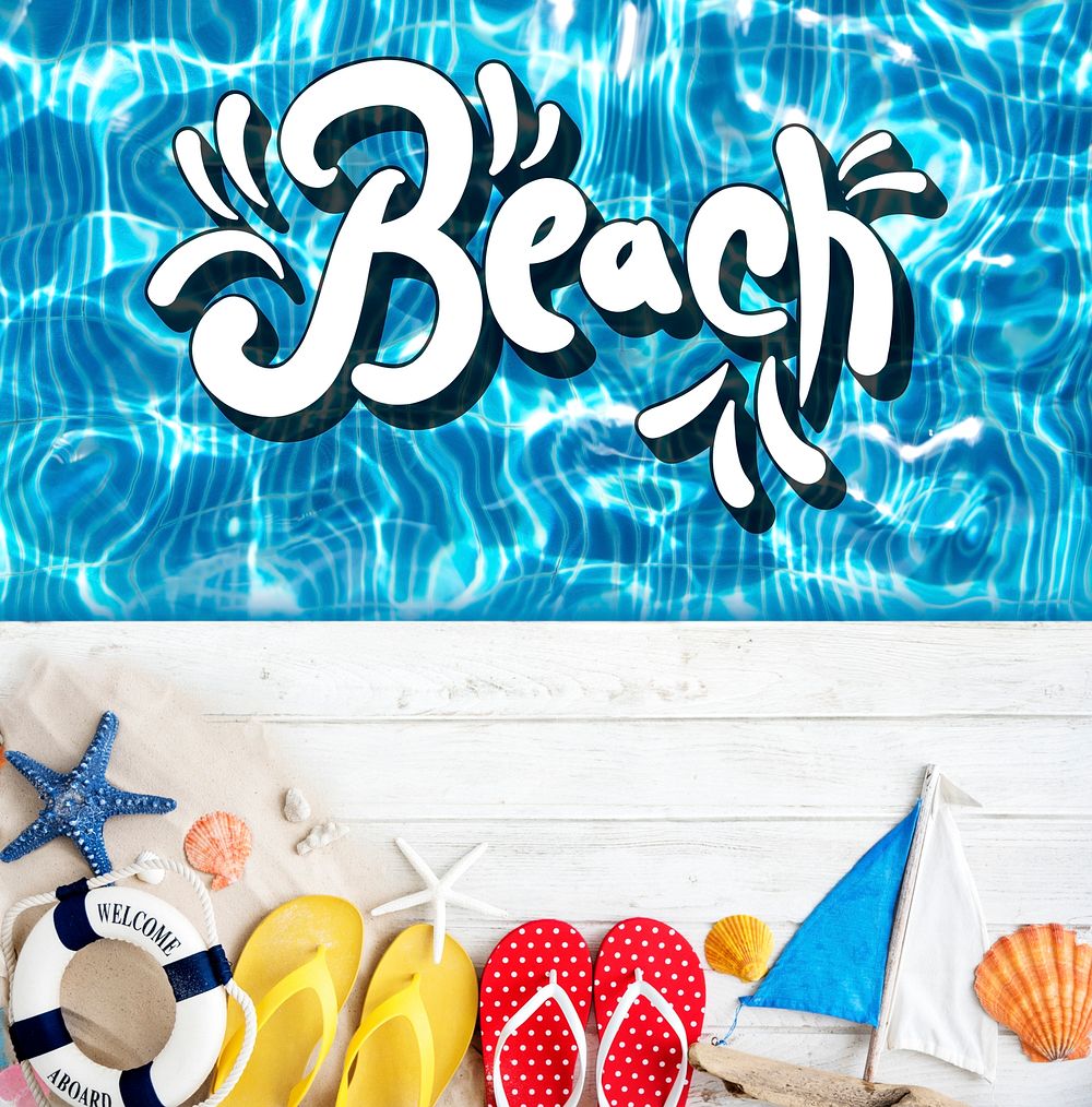 Beach Vocation Enjoy Holidays Summer Concept