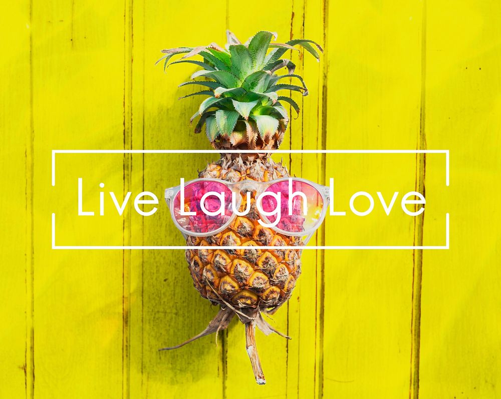 Live Laugh Love Alive Balance Vital Being Concept