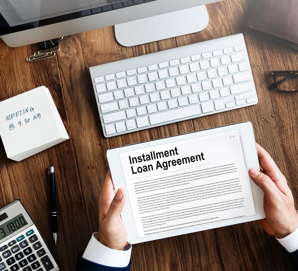 Installment Loan Agreement Credit FInance Debt Concept