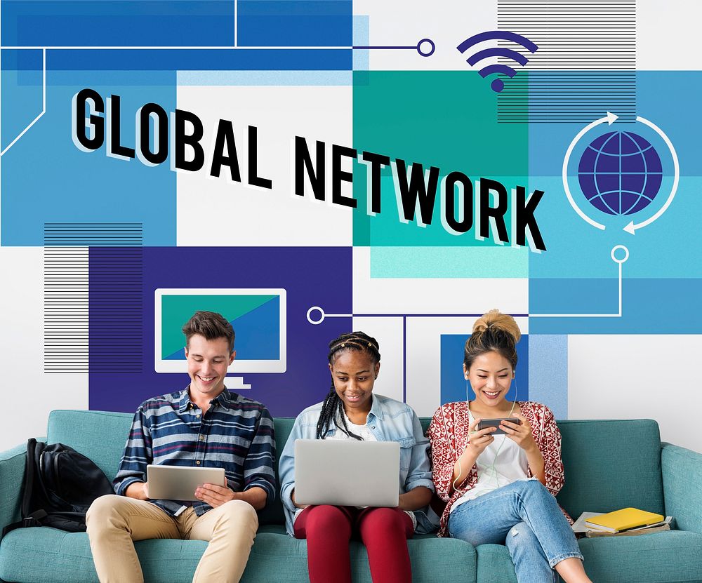 Global connection internet network wifi