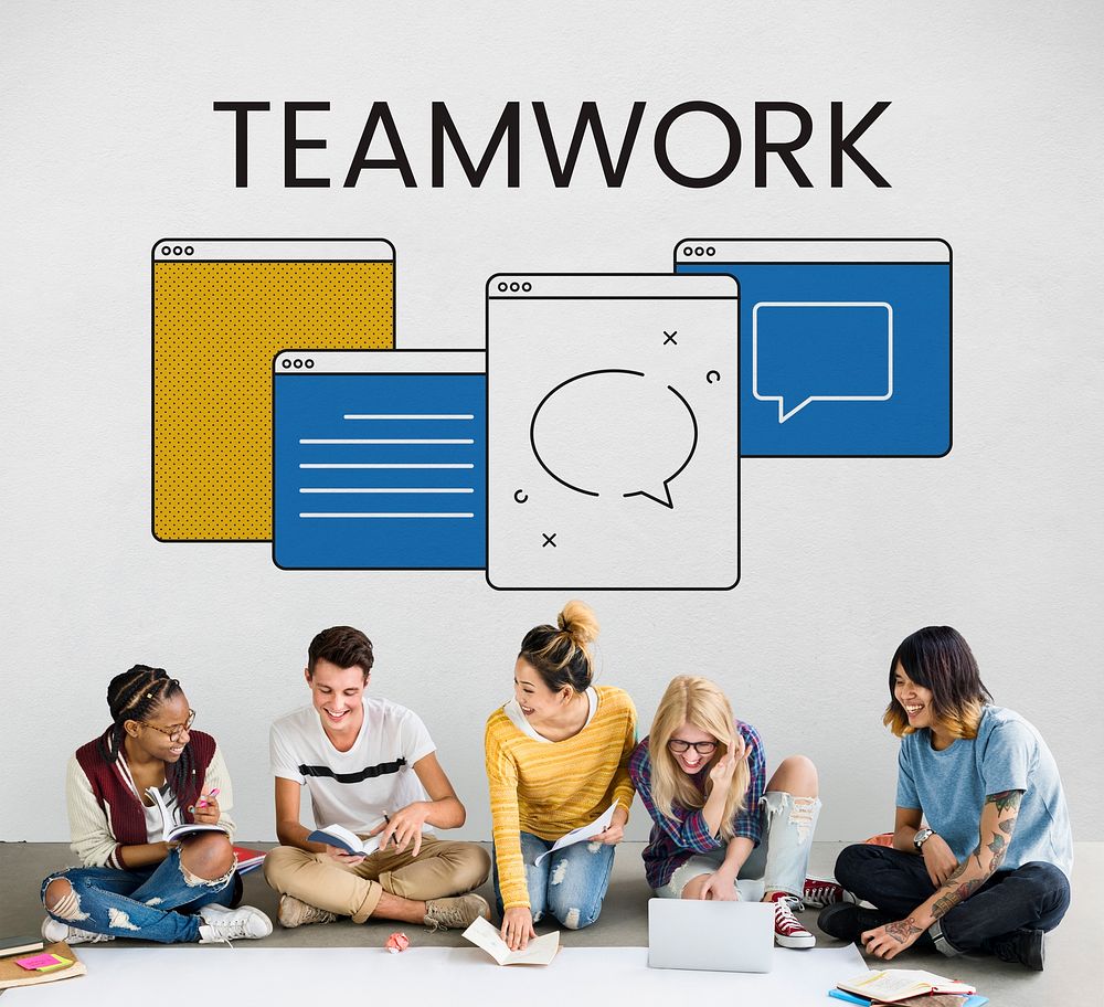 People Teamwork Meeting Planning Word Graphic