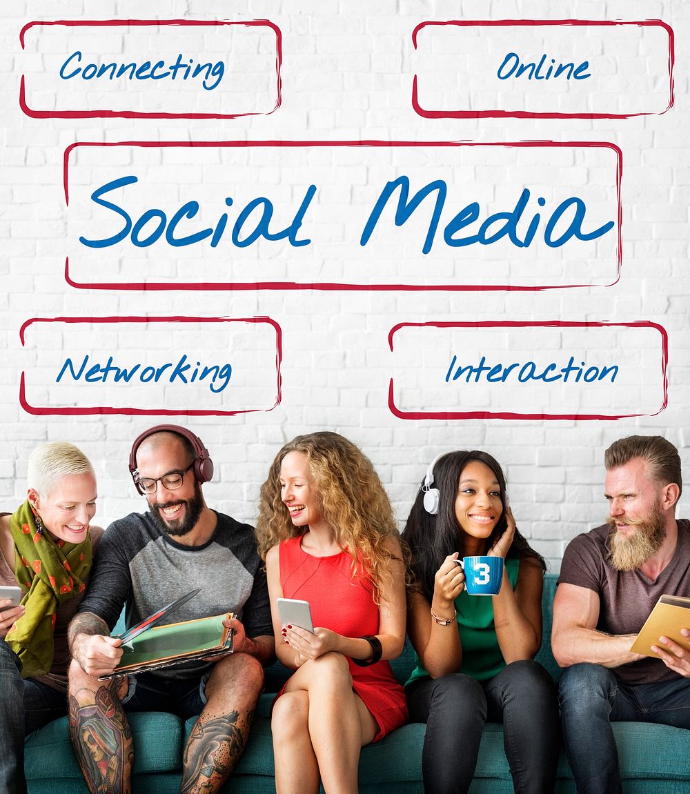 Social Media Communication Share Connect Concept