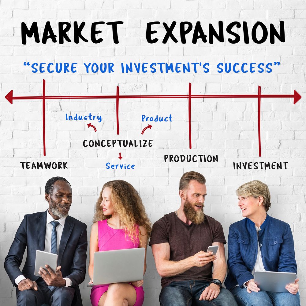 Developement Market Expansion Merchandising Icon