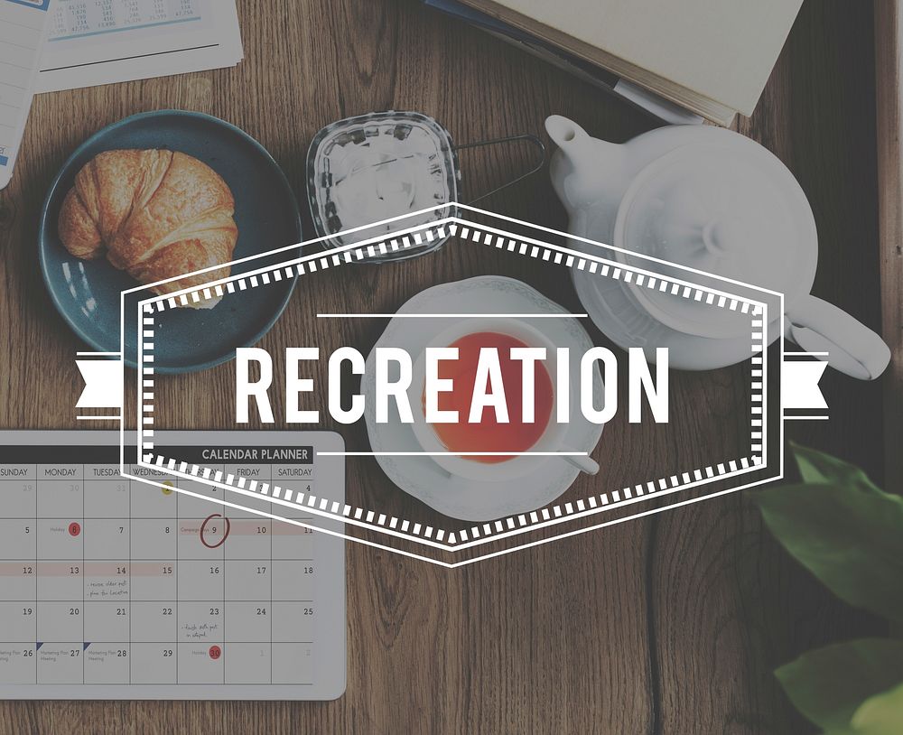 Recreation Leisure Hobbies Activity Word Graphic