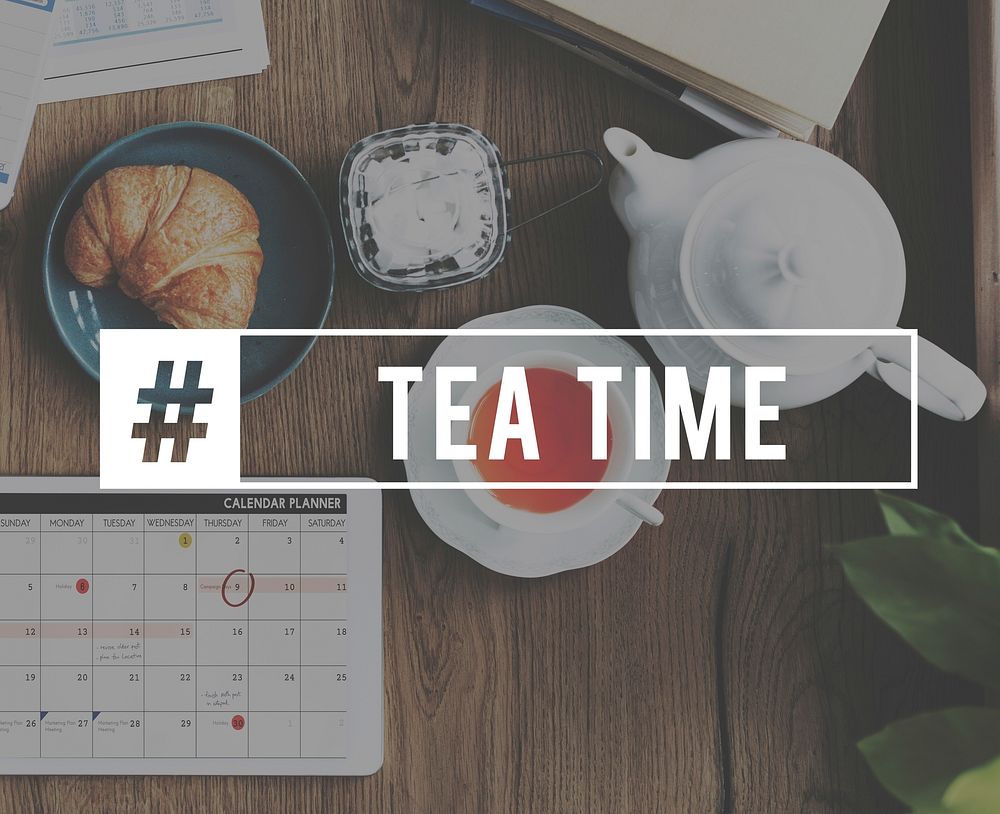Tea Time Break Brunch Traditional Lifestyle