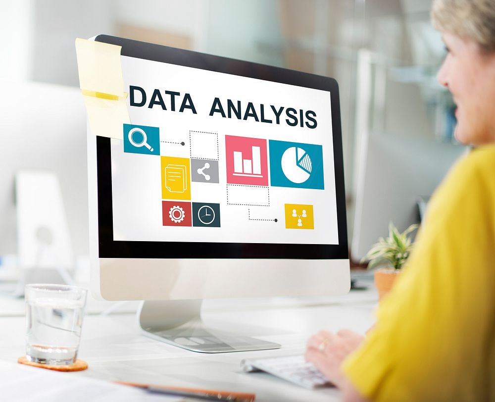 Business Data Analysis Presentation Information Concept