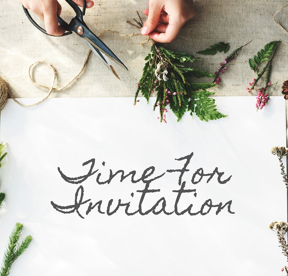 You Are Invited Invitation Time Concept
