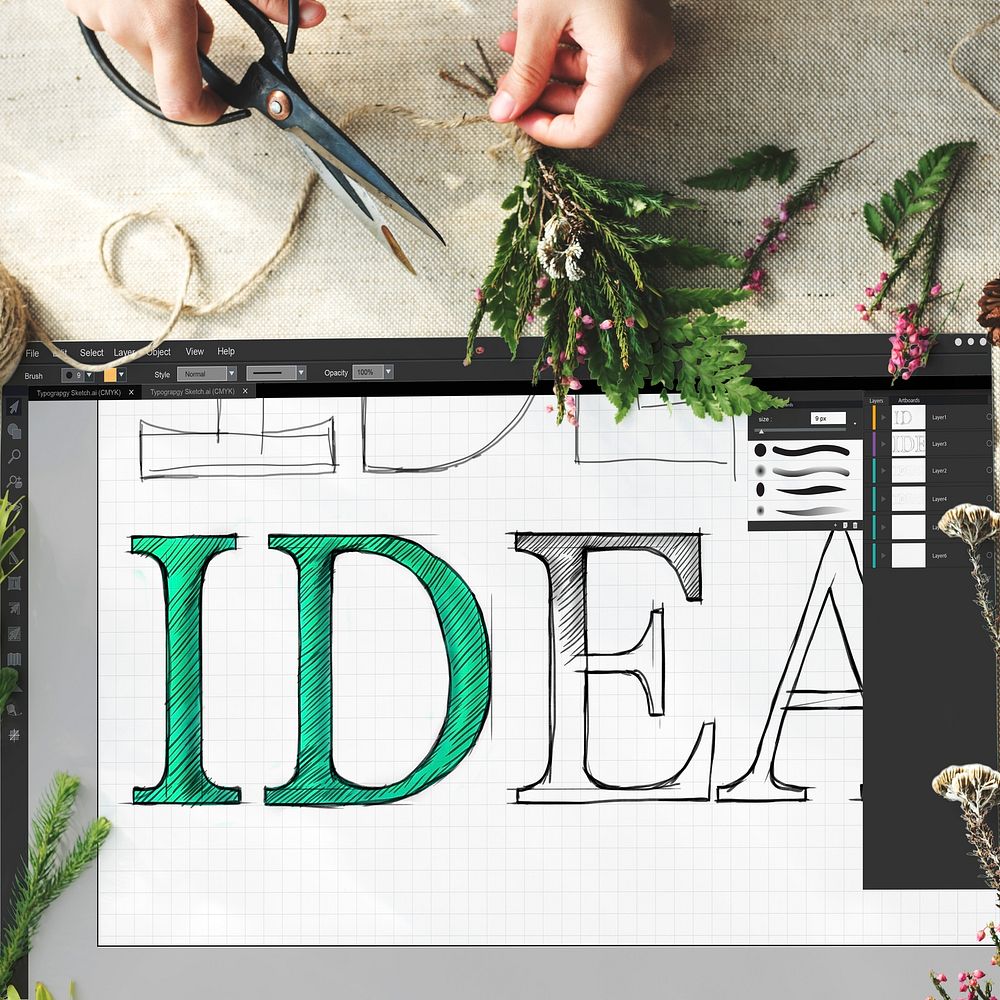 Fresh Ideas Creative Think Design Concept
