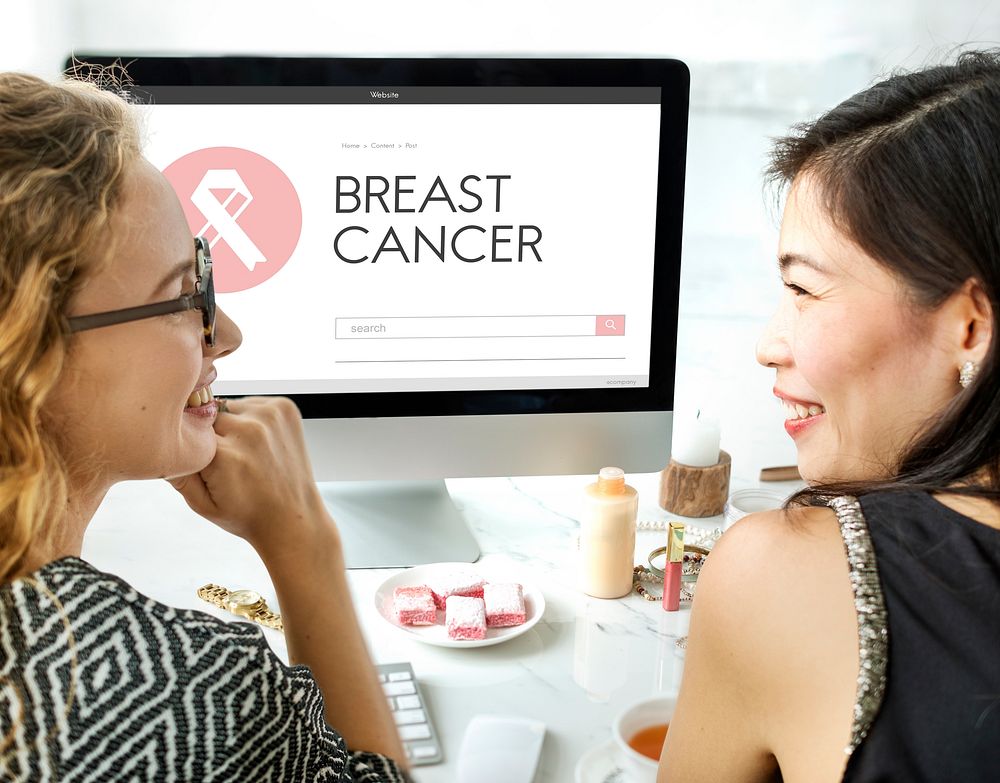 Pink Ribbon Breast Cancer Healthcare Concept