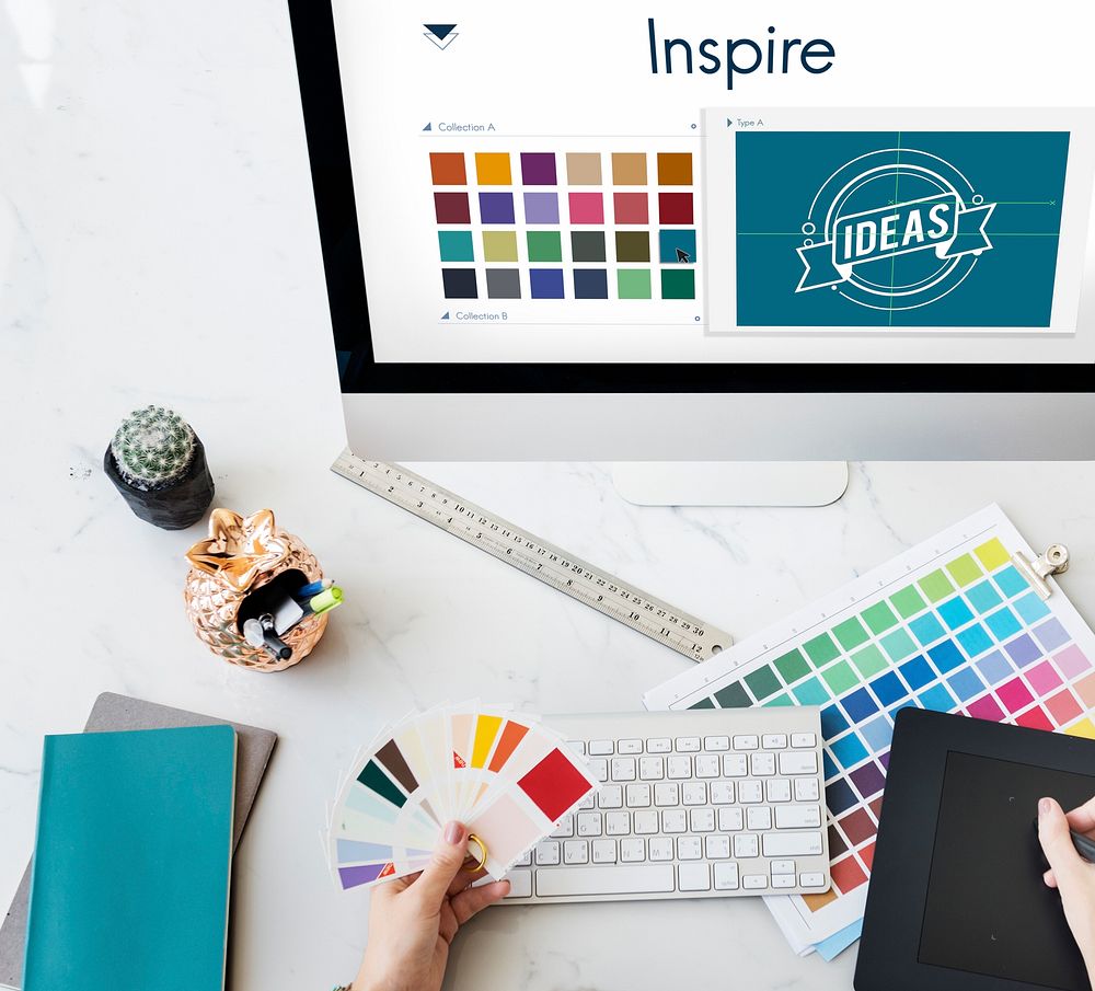 Inspire Be Creative Design Logo Concept