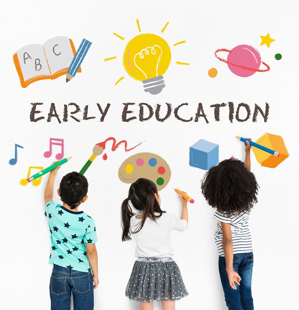 Kids Children Early Education Icons