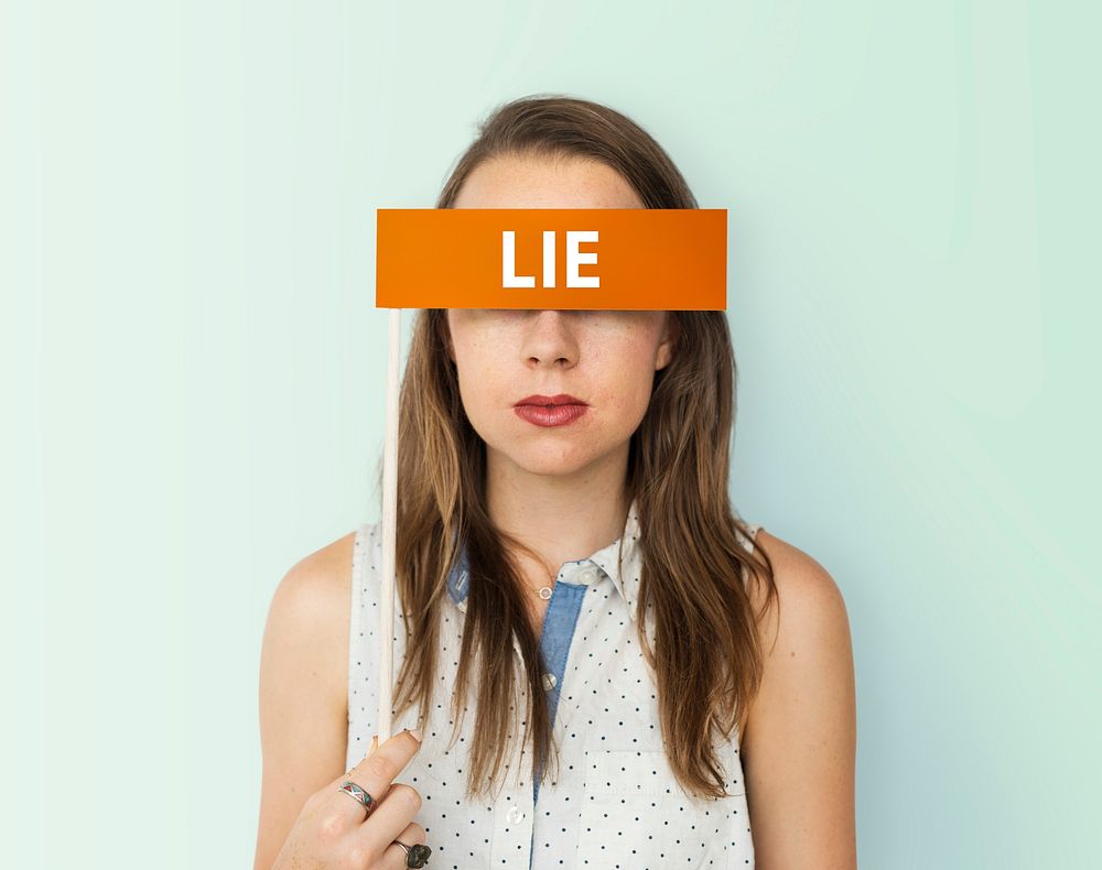 Lie Fake Cheat Word Concept