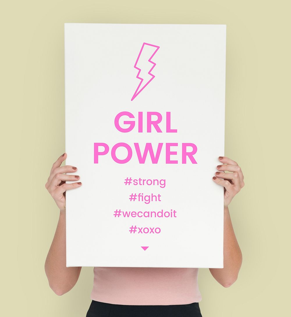 Girl power women rights for justice equality