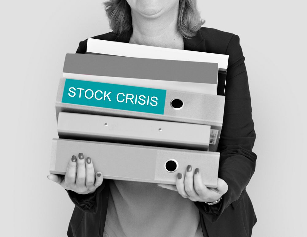 Stock Crisis Finance Loss Concept