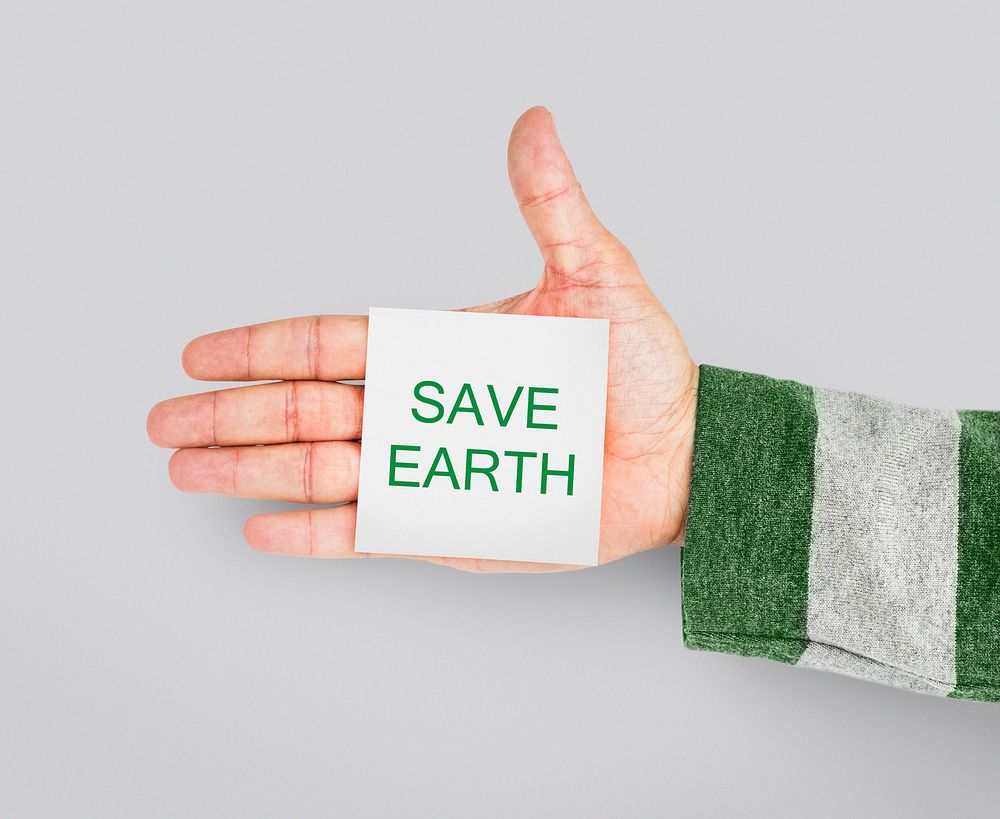 Save Earth Planet Environment Resonsibility Word