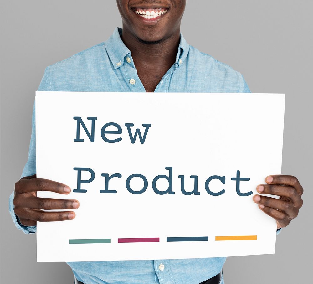 New product business launch word