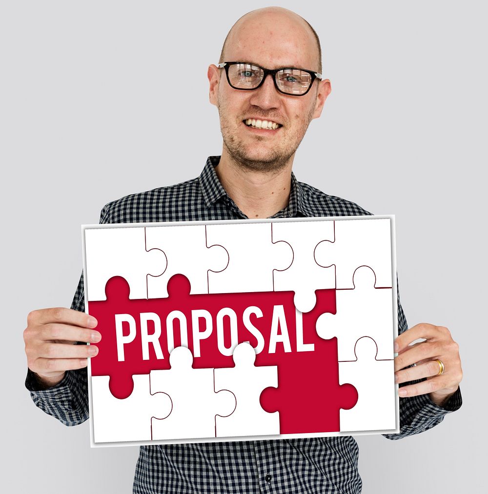 Proposal proposition word puzzle pieces