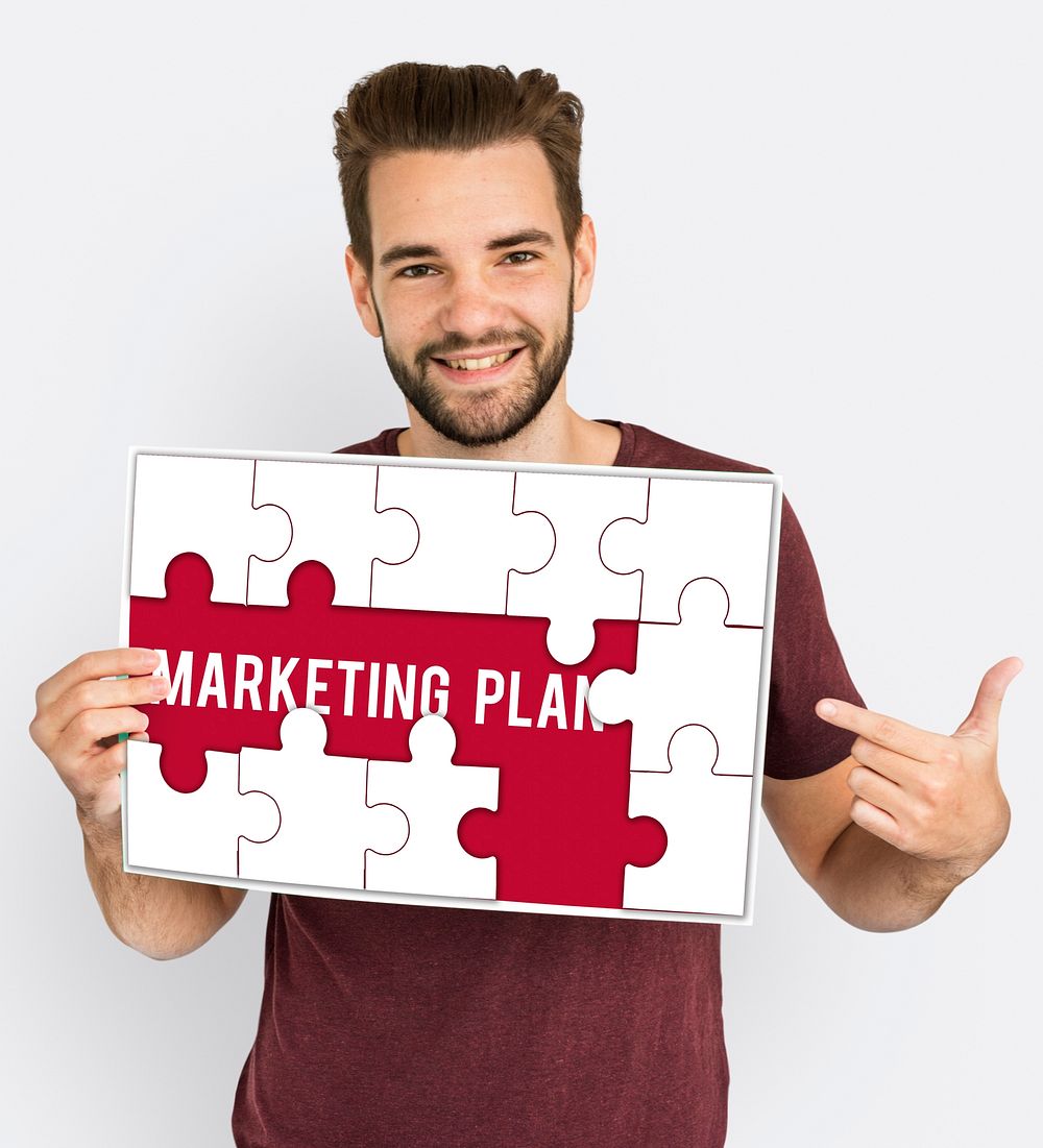 Marketing Plan word hidden in puzzle maze