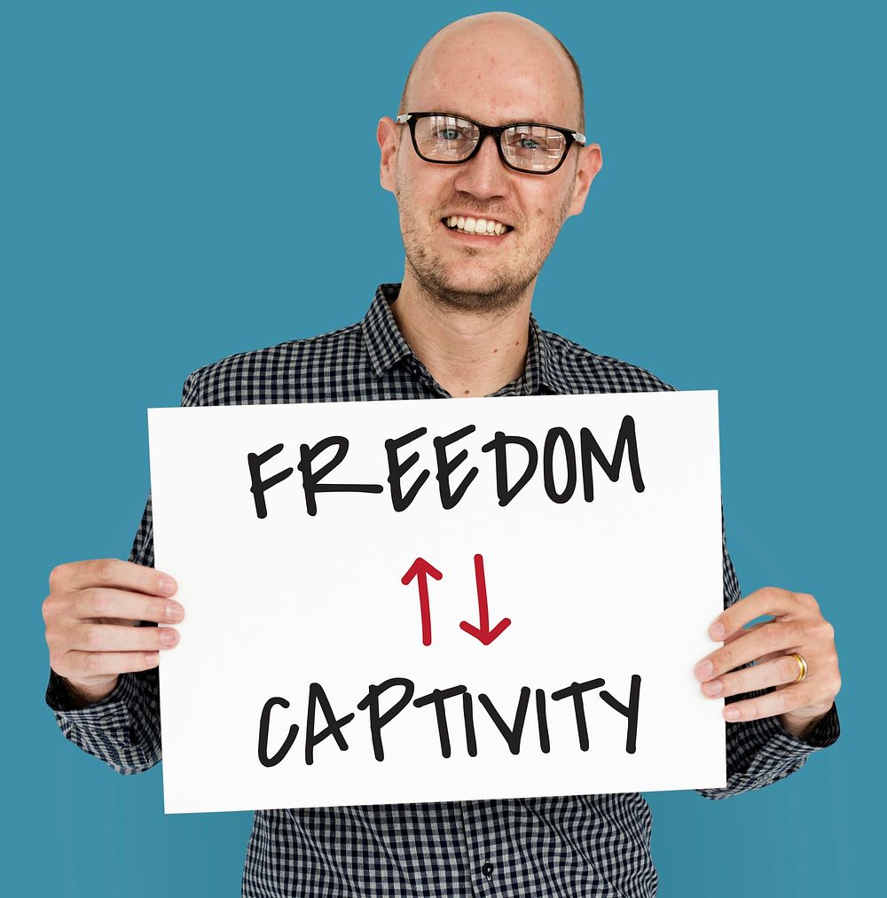 Antonyms Freedom Captivity Arrow Graphics