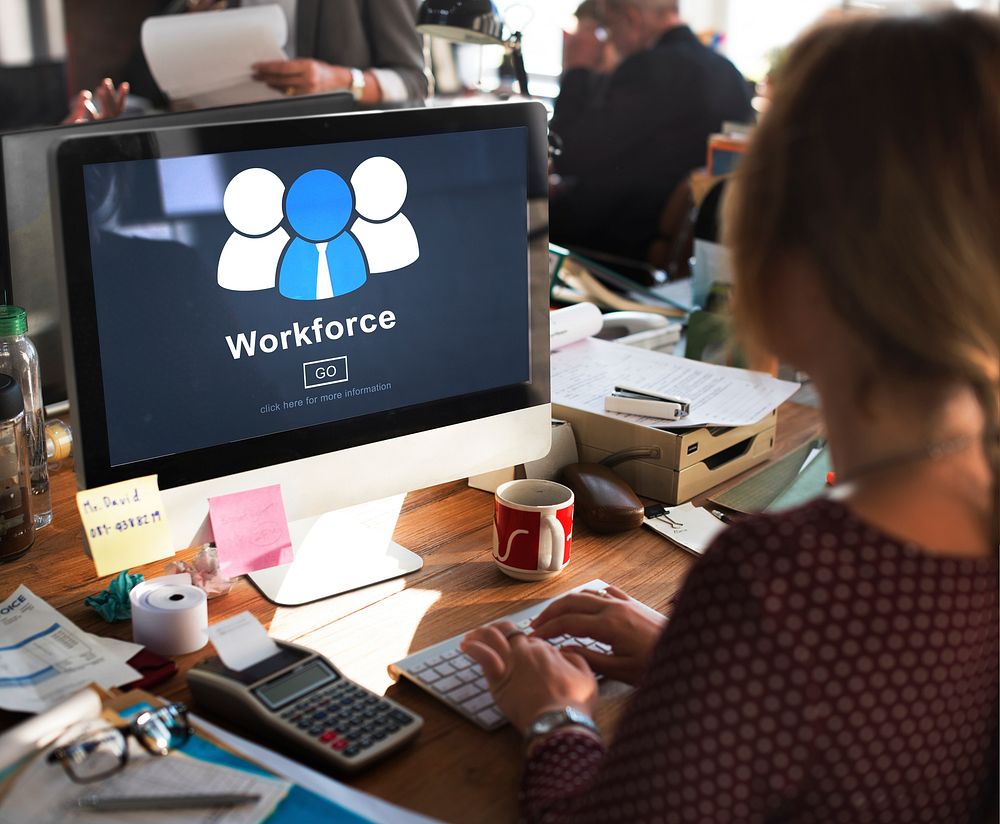 Workforce Team Teamwork Connection Partnership Concept