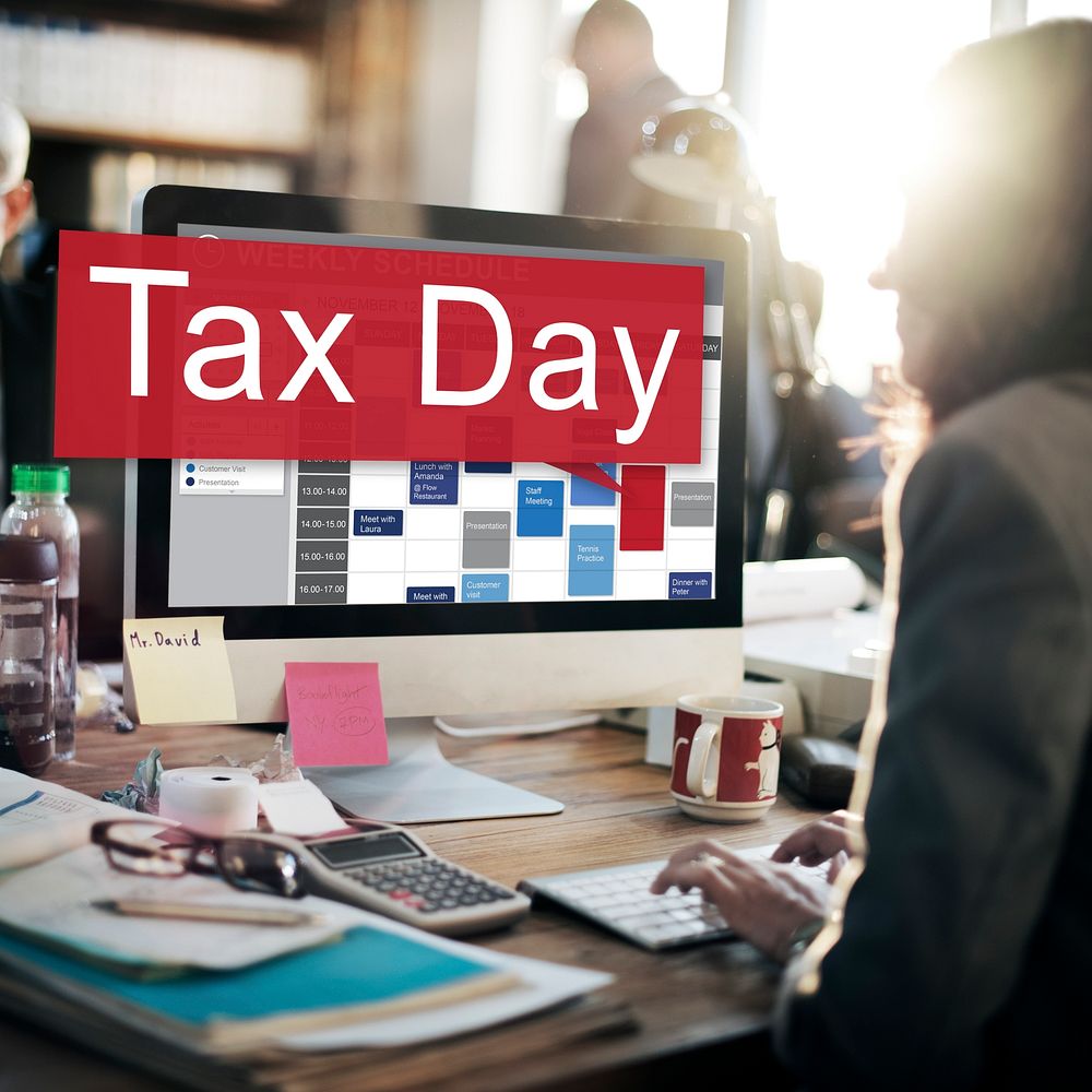 Tax Day Taxation Financial Money Money Concept