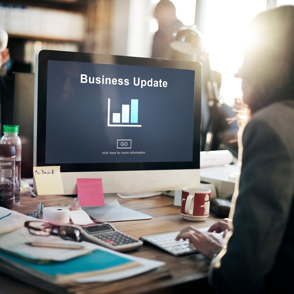 Business Update Graph Chart Graphics Concept