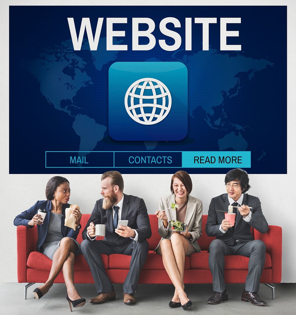 Website Global Worldwide Icon Concept