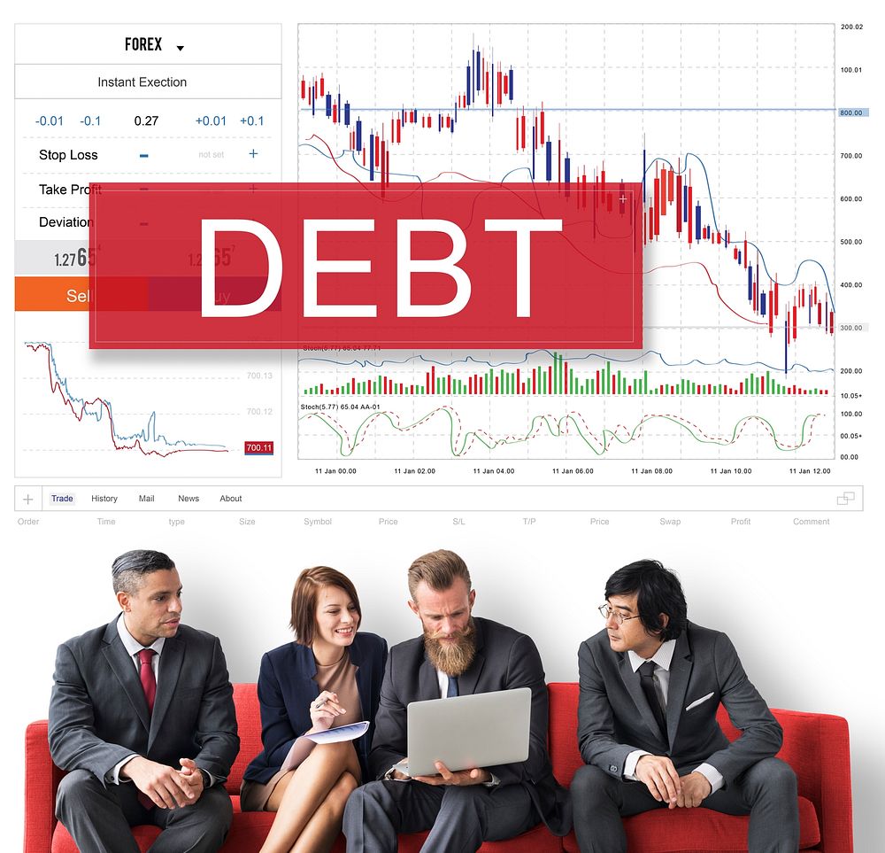 Debt Chart Graphic Diagram Concept