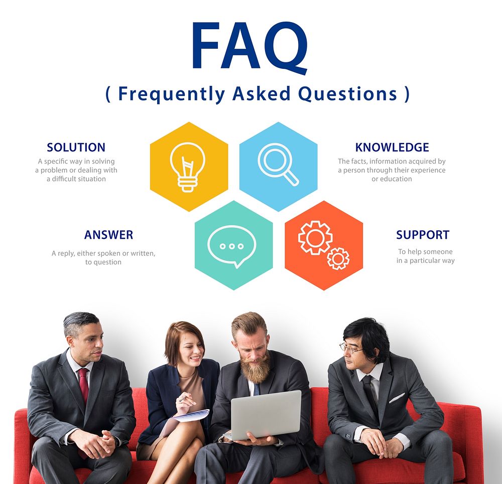 Customer Service FAQs Illustration Concept