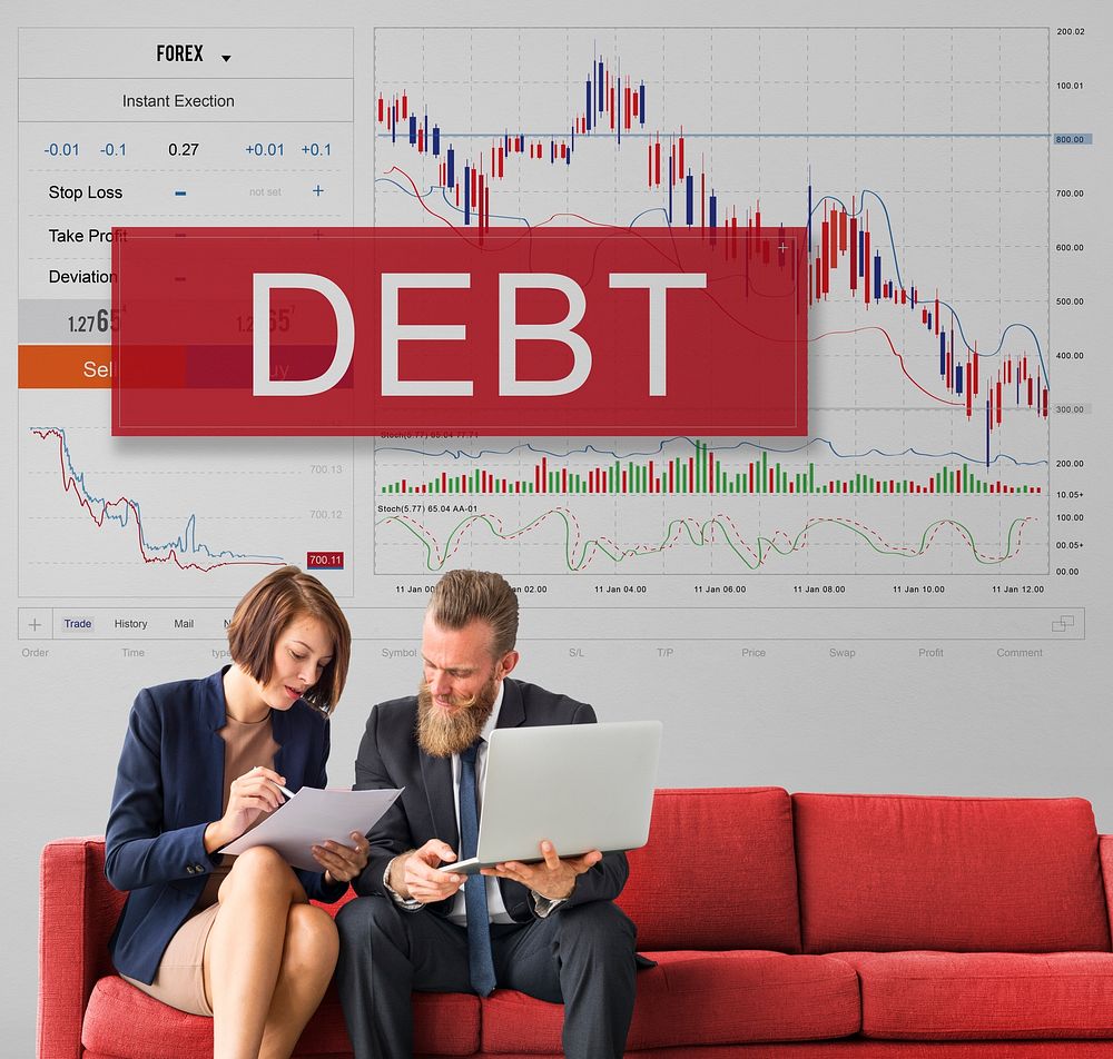 Debt Chart Graphic Diagram Concept