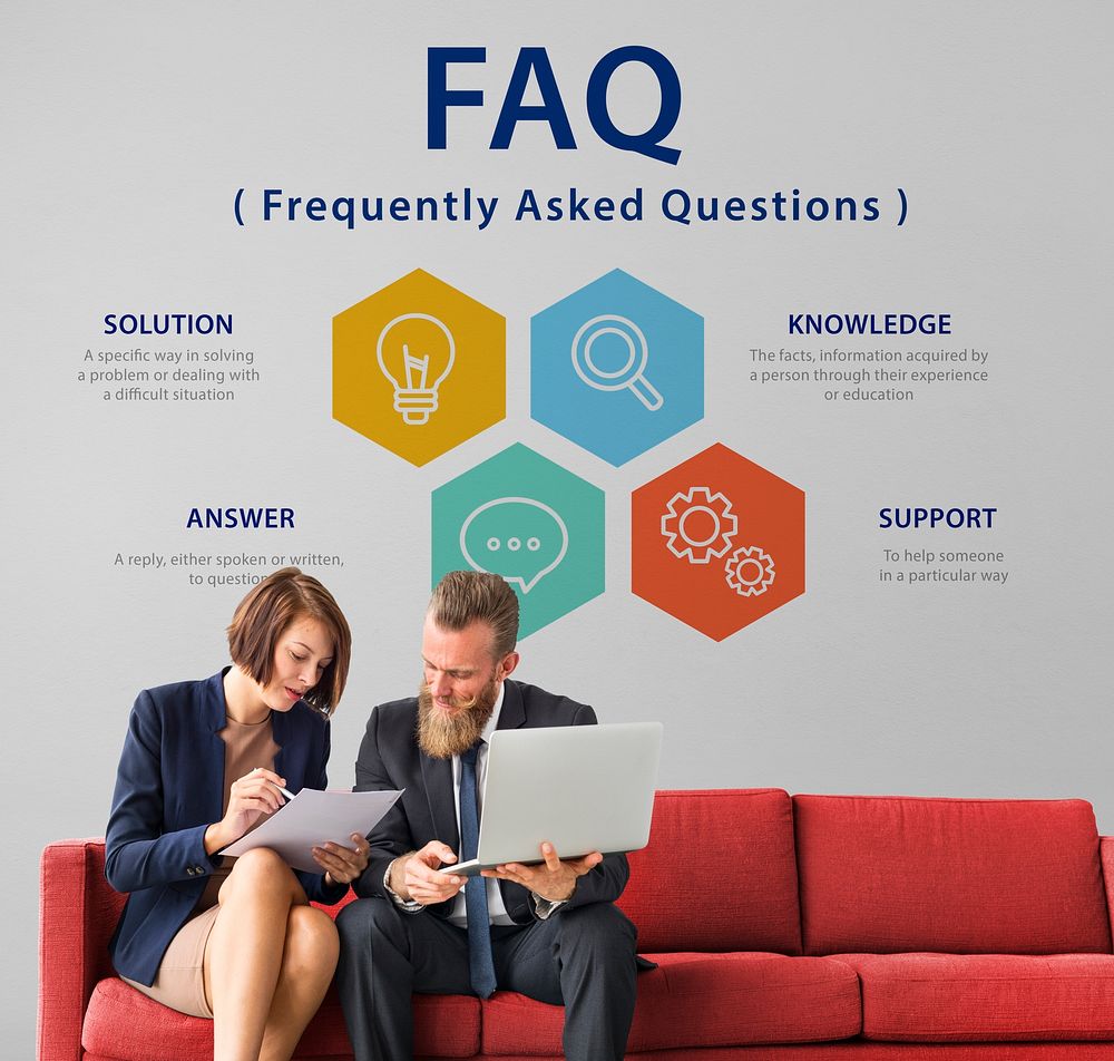 Customer Service FAQs Illustration Concept