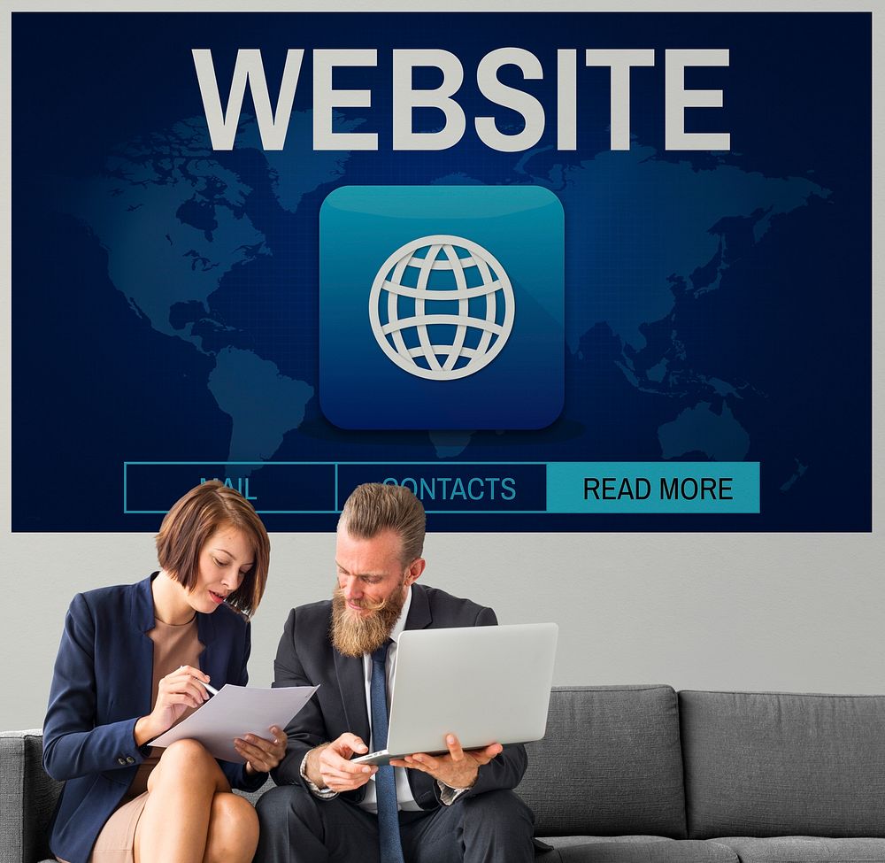 Website Global Worldwide Icon Concept