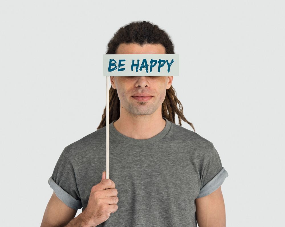 Be Happy Enjoy Lifestyle Word Concept