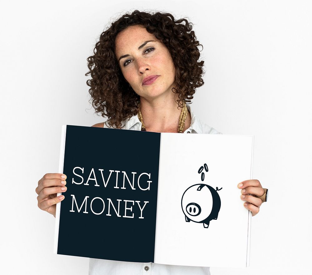 Saving Money Finance Piggy Bank Graphic Concept