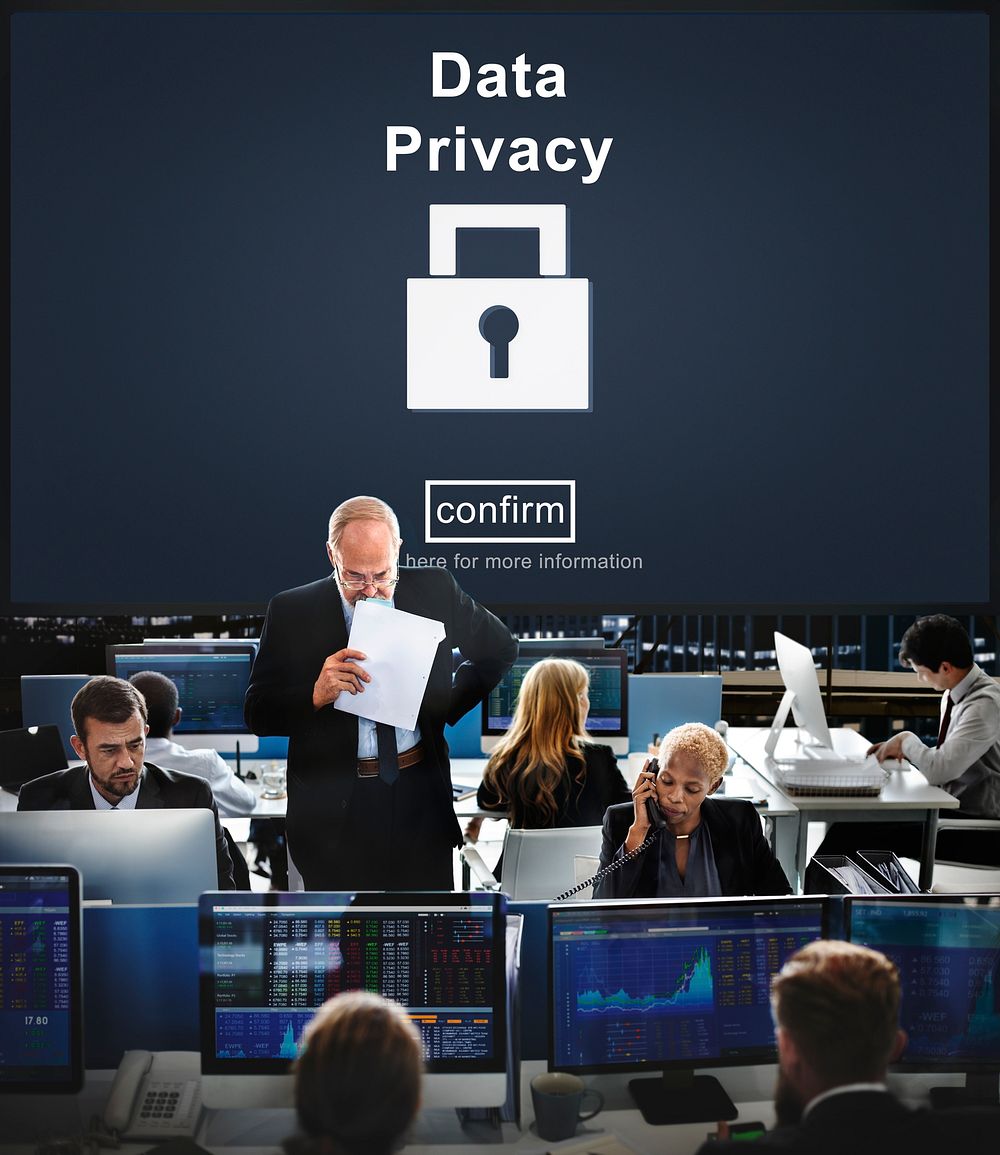 Data Privacy Online Security Protection Concept