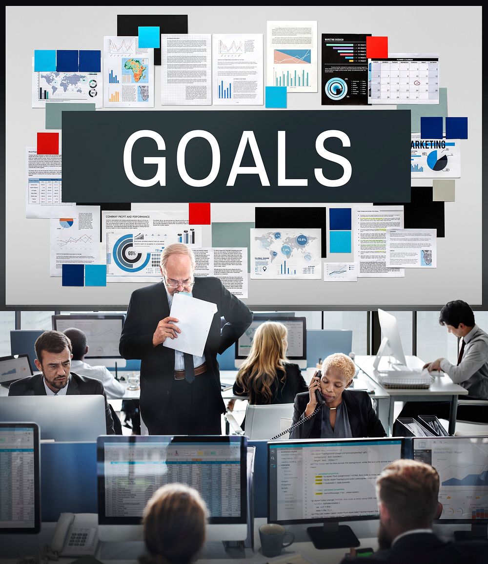 Goals Inspiration Target Motivation Mission Aim Concept