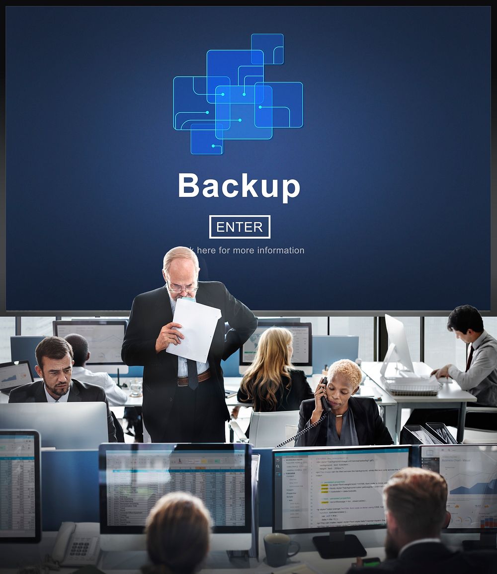 Backup Data Storage Database Restore Safety Security Concept