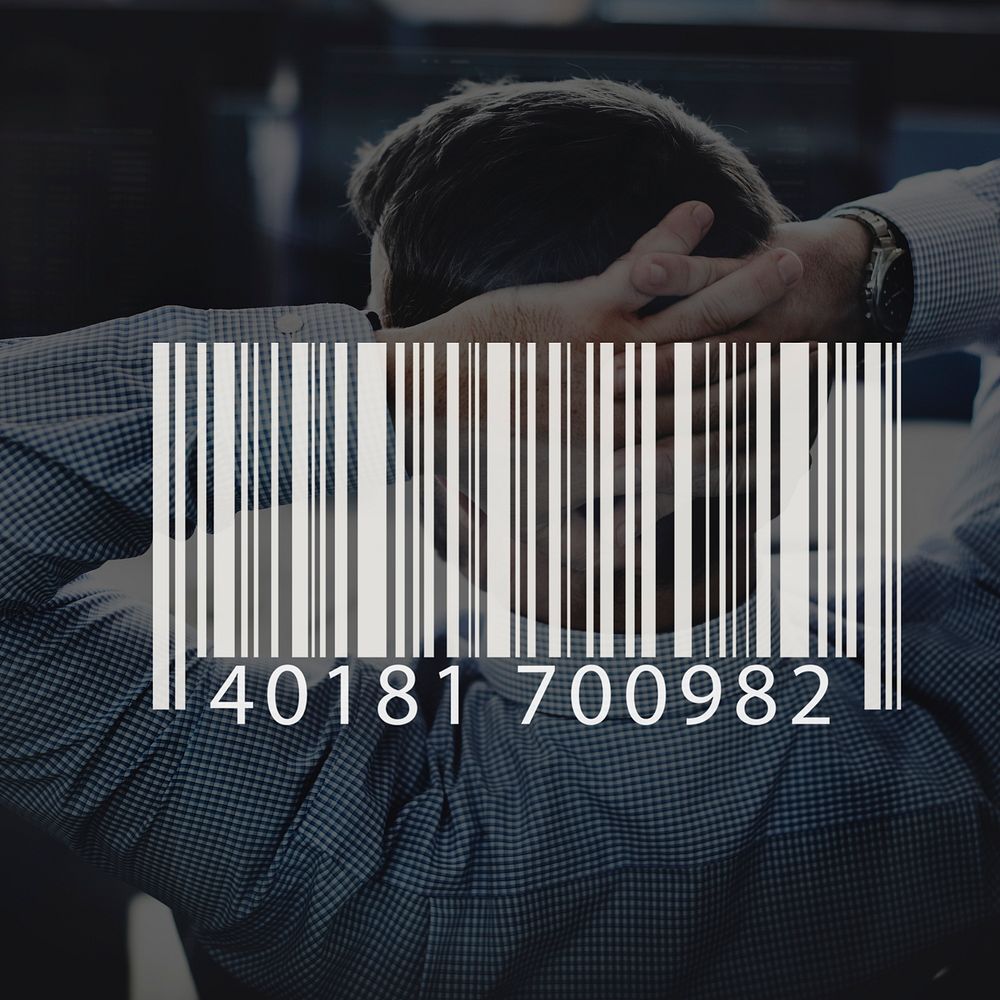 Bar Code Data Identification Encryption Concept