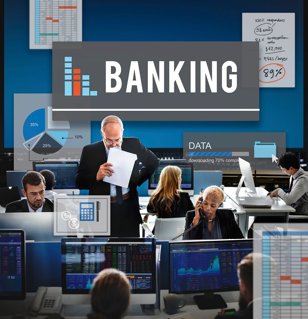 Banking Finance Savings Management Concept