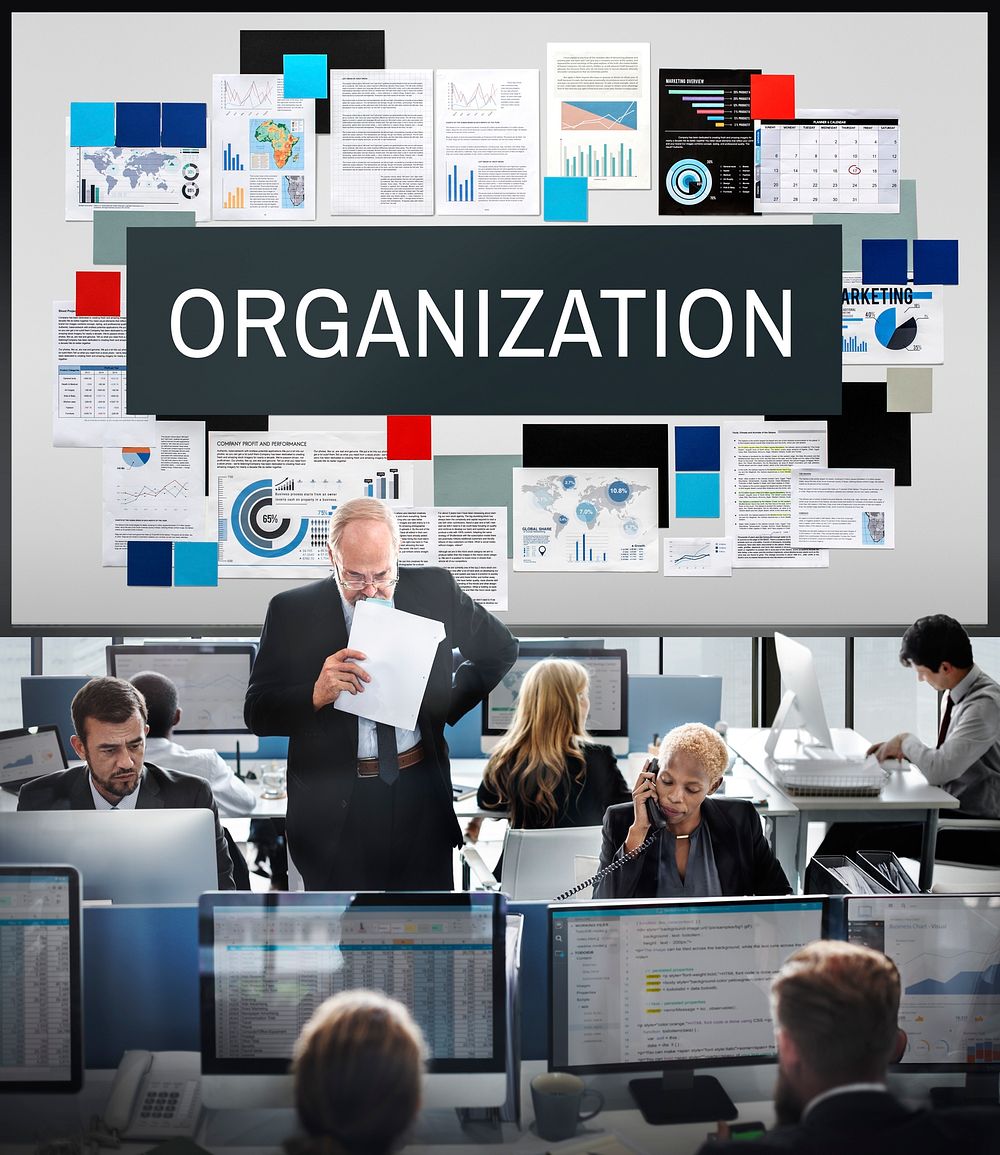 Organization Collaboration Company Group Team Concept