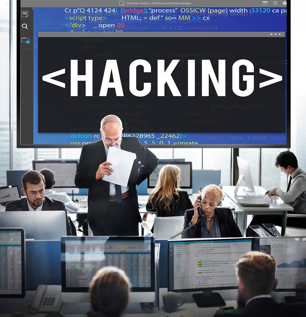 Hacking Software HTML Cyberspace Coding Concept