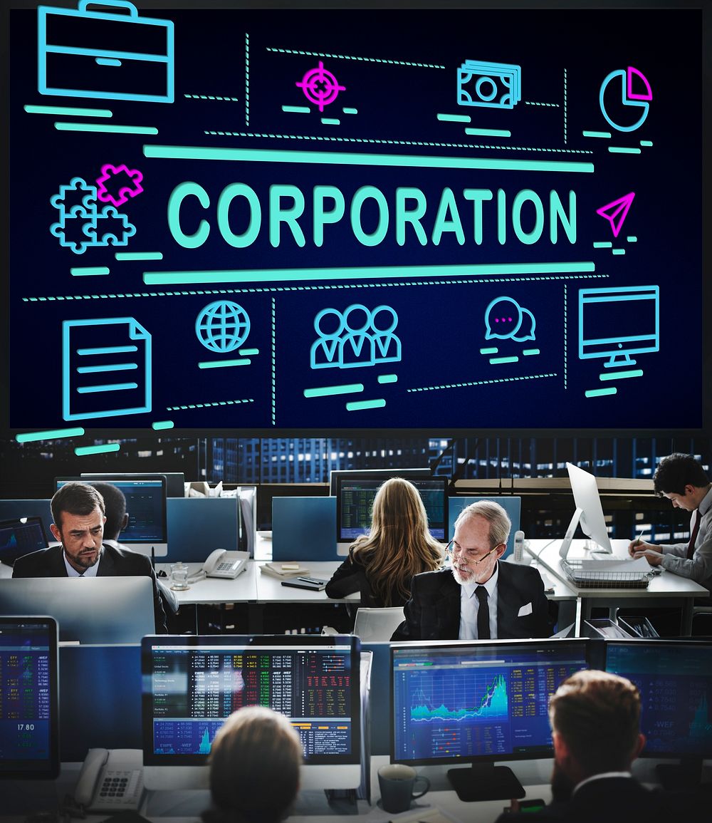 Corporation Company Corporate Enterprise Group Concept