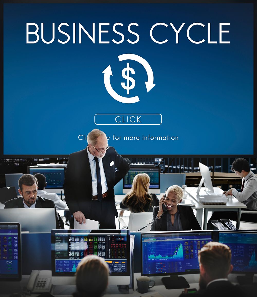 Business Cycle Economy Financial Concept