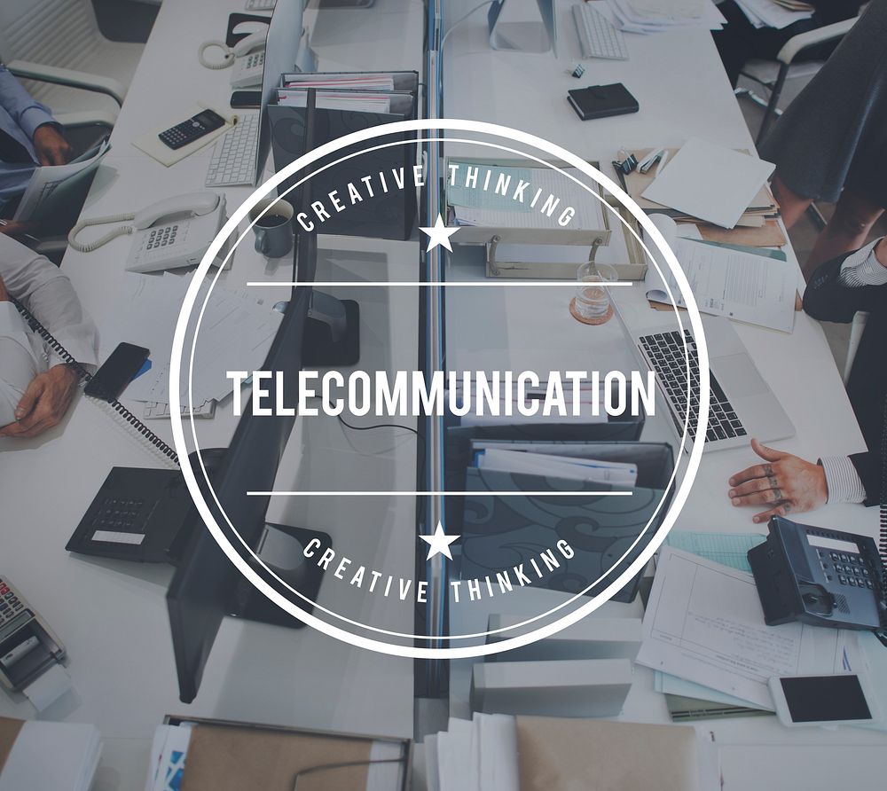 Telecommunication Connection Networking Technology Concept